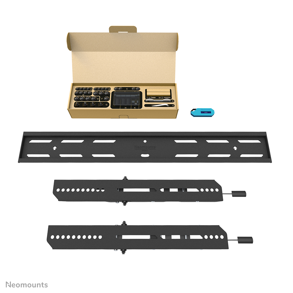 Neomounts WL30S-850BL16 TV mount wall 42-86" - fixed - lockable - fast installation